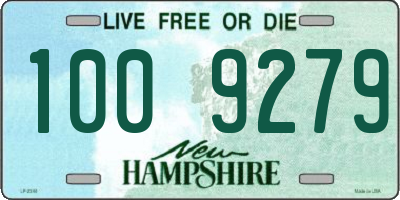 NH license plate 1009279