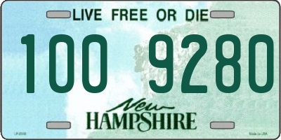 NH license plate 1009280