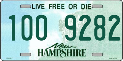 NH license plate 1009282