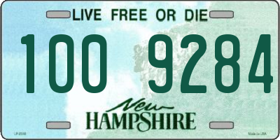 NH license plate 1009284