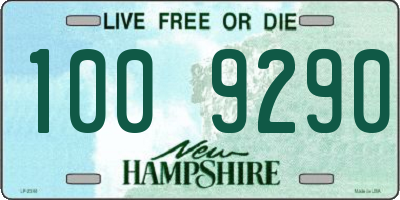 NH license plate 1009290