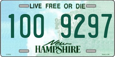 NH license plate 1009297