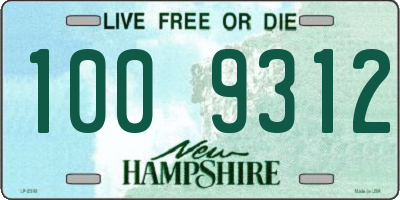 NH license plate 1009312