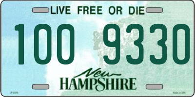 NH license plate 1009330