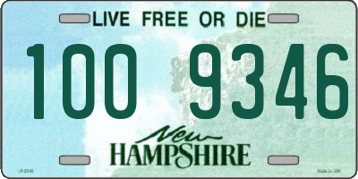 NH license plate 1009346