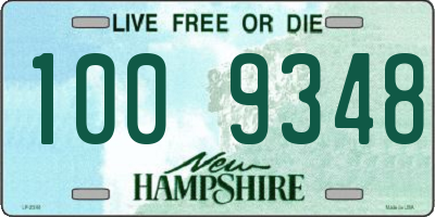 NH license plate 1009348