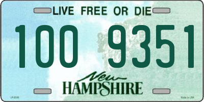 NH license plate 1009351