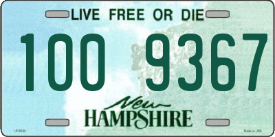 NH license plate 1009367