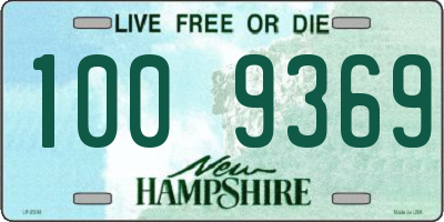 NH license plate 1009369