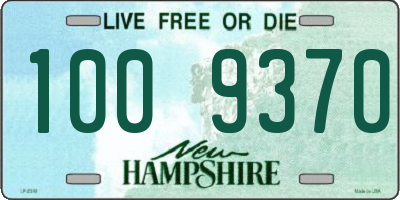 NH license plate 1009370