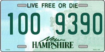 NH license plate 1009390