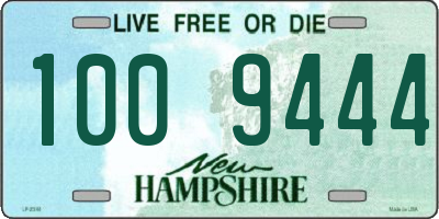 NH license plate 1009444