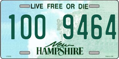 NH license plate 1009464