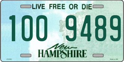 NH license plate 1009489