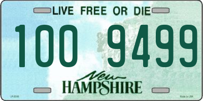 NH license plate 1009499