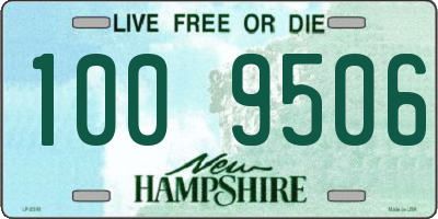 NH license plate 1009506