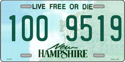 NH license plate 1009519