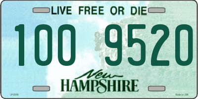 NH license plate 1009520