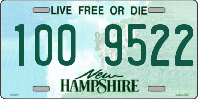 NH license plate 1009522