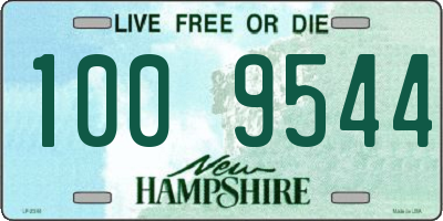 NH license plate 1009544