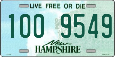 NH license plate 1009549