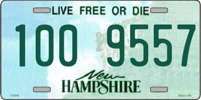 NH license plate 1009557