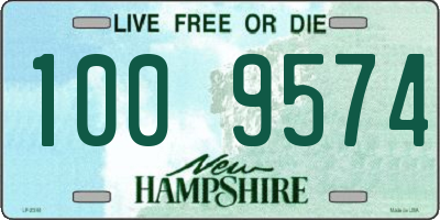 NH license plate 1009574