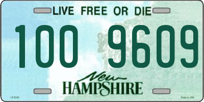 NH license plate 1009609