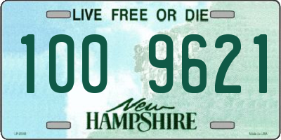 NH license plate 1009621