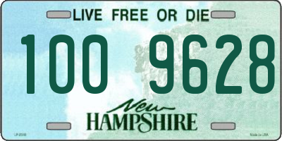 NH license plate 1009628