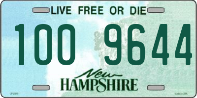 NH license plate 1009644