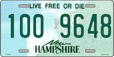 NH license plate 1009648