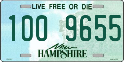 NH license plate 1009655