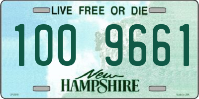 NH license plate 1009661