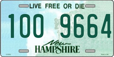 NH license plate 1009664