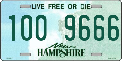 NH license plate 1009666