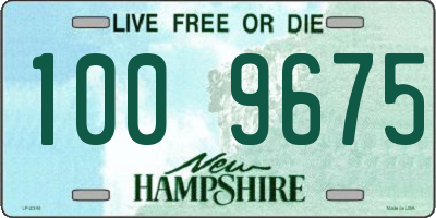 NH license plate 1009675