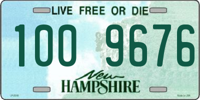 NH license plate 1009676