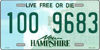 NH license plate 1009683