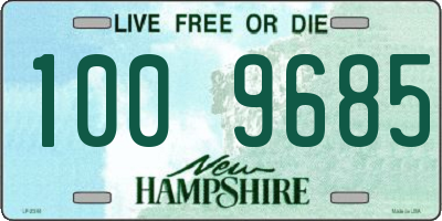 NH license plate 1009685