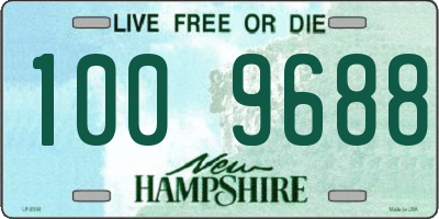 NH license plate 1009688