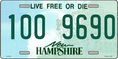 NH license plate 1009690