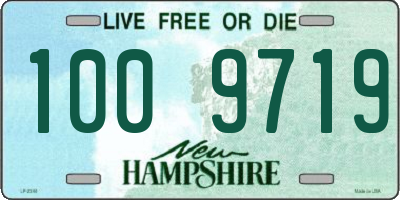 NH license plate 1009719