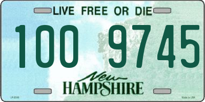 NH license plate 1009745