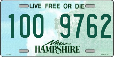 NH license plate 1009762