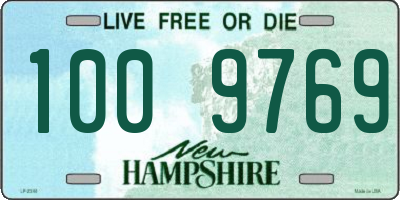 NH license plate 1009769