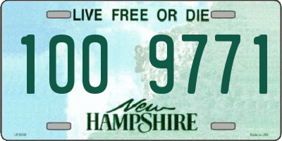 NH license plate 1009771