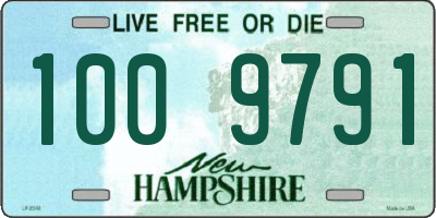 NH license plate 1009791