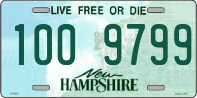 NH license plate 1009799