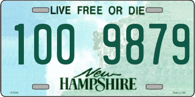 NH license plate 1009879